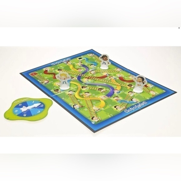 CHUTES and Ladders Game by Hasbro Gaming- Ages 3+, 2-3 Players - Picture 2 of 5